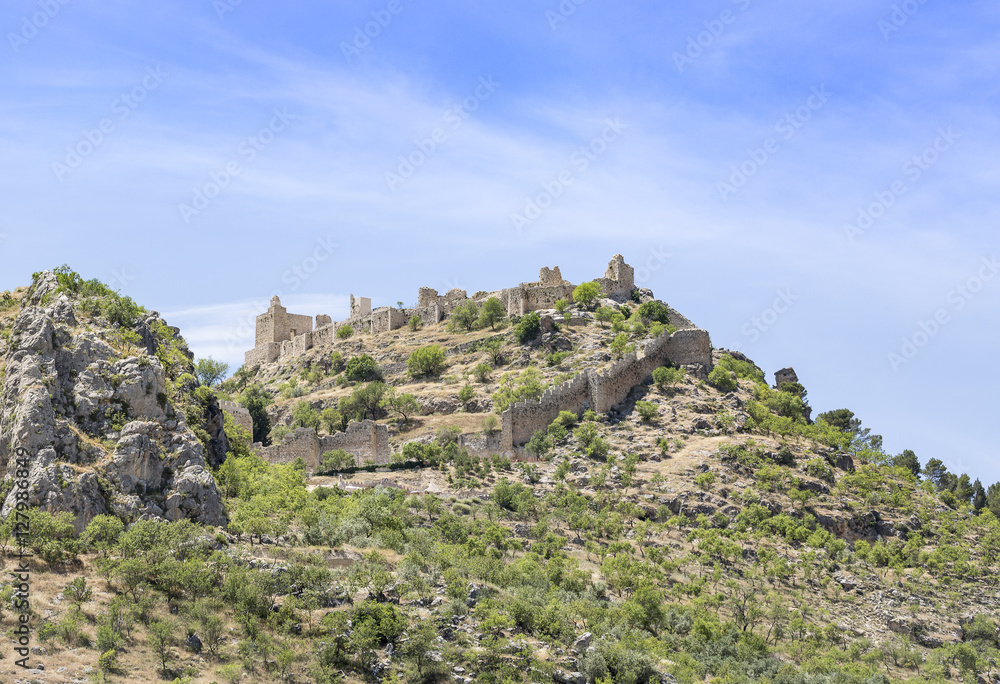 ancient castle of Moclin, province of Granada, Spain
