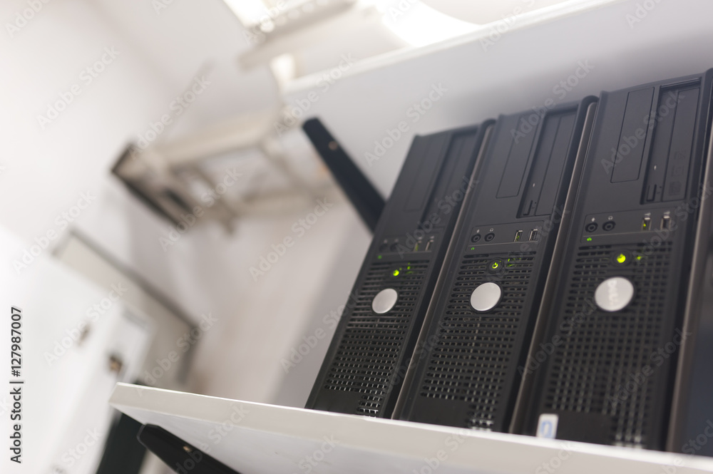 Network servers in data room Domestic Room Network servers in data room Domestic Room