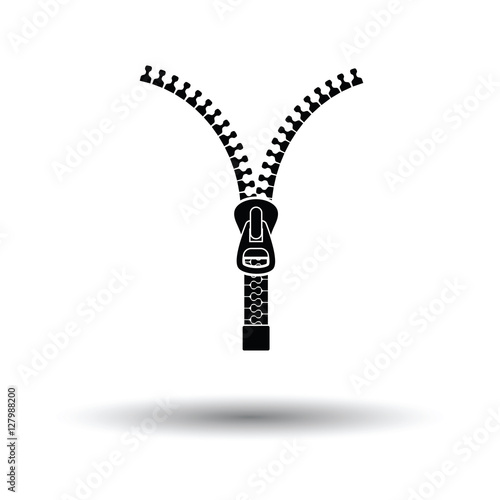 Sewing zip line icon
