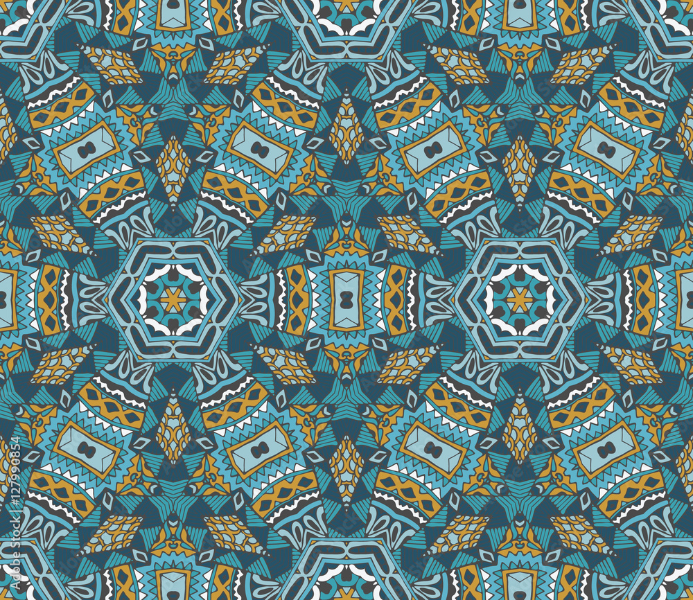 ethnic geometric  seamless pattern 