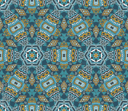 ethnic geometric seamless pattern 