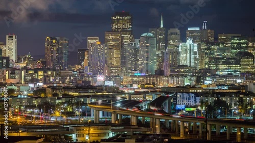 San Francisco Potrero Hill City Skyline Timelapse 4K (4)