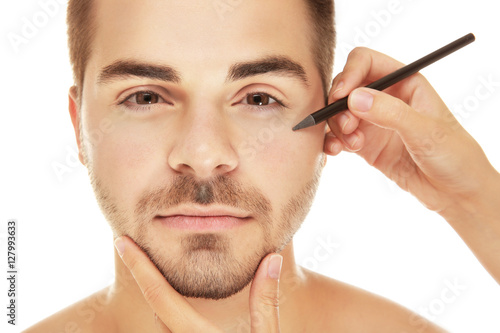 Plastic surgery concept. Fe...