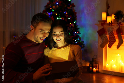 Young couple opening Christ...