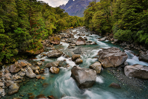 Tutoko River, Milford Sound, New Zealand