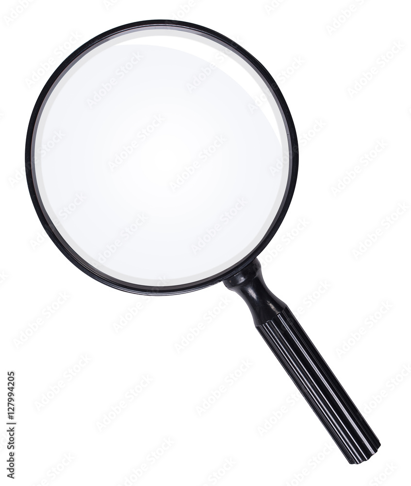 Magnifying Glass, Isolated On White Background