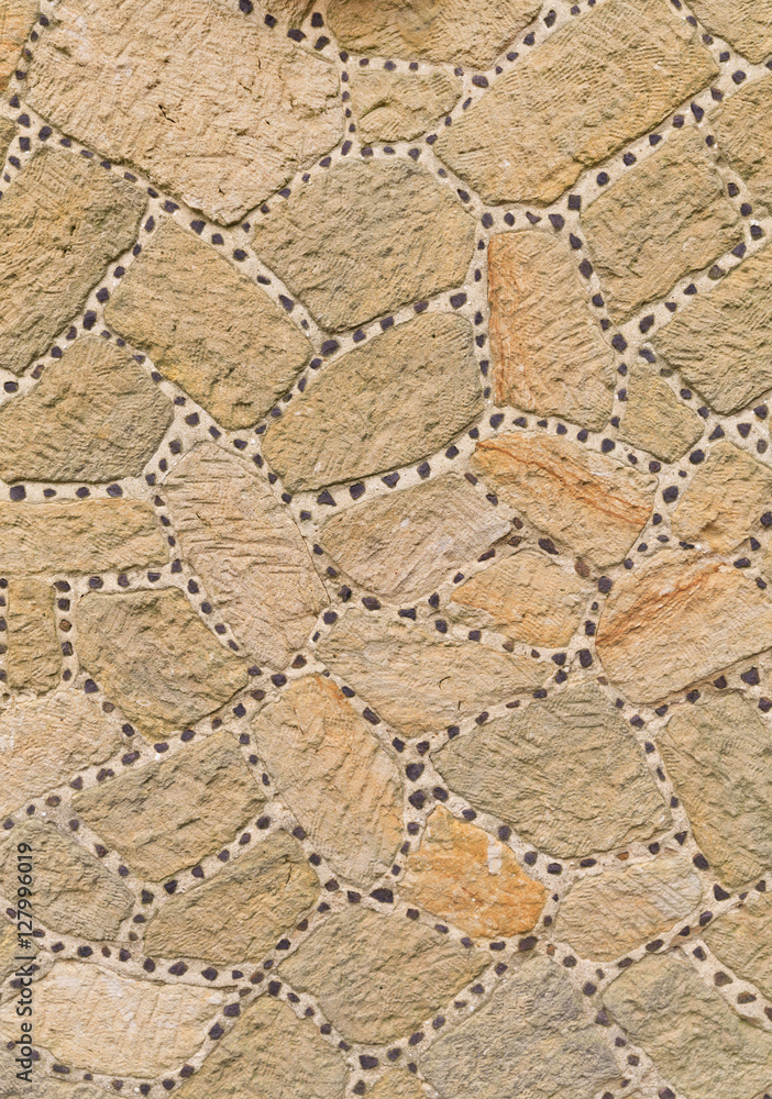 Abstract weathered stained background of stone brick wall texture, grungy rusty architecture wallpaper Abstract weathered stained background of stone brick wall texture, grungy rusty architecture wallpaper