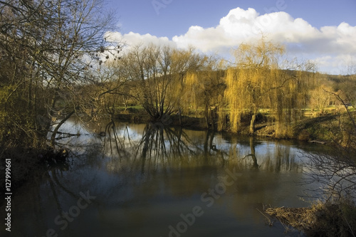 river avon welford on avon warwickshire england uk
