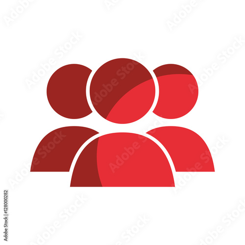 people social network icon vector illustration graphic design