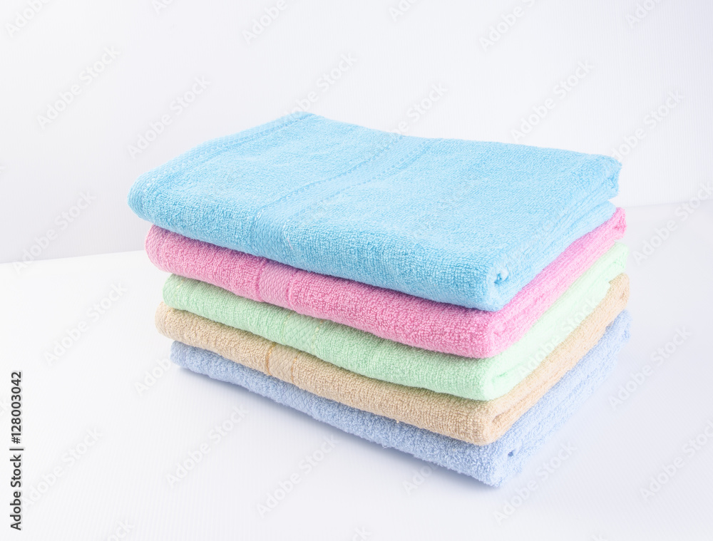 towel or bath towel on a background. towel or bath towel on a background.