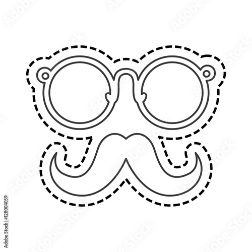 Hipster fashion lifestyle icon vector illustration graphic design