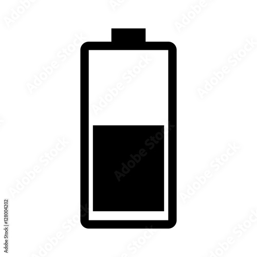 Battery full recharge icon vector illustration graphic design