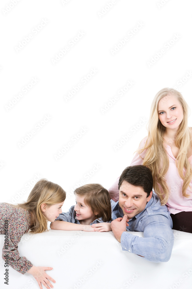Happy family. Happy family.