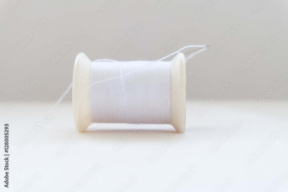 Fototapeta premium sewing on white
