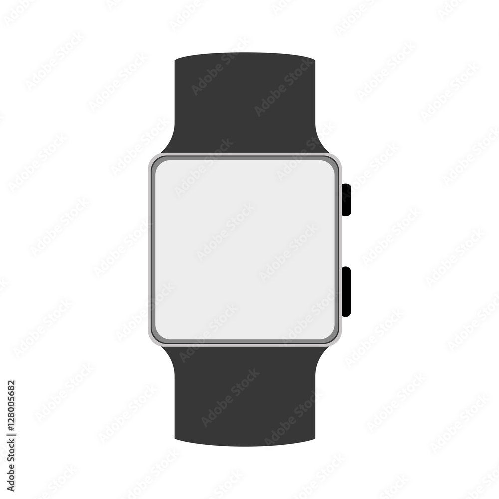 Wearable smart watch bracelet icon vector illustration graphic design Wearable smart watch bracelet icon vector illustration graphic design