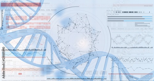 genes diagram on white background