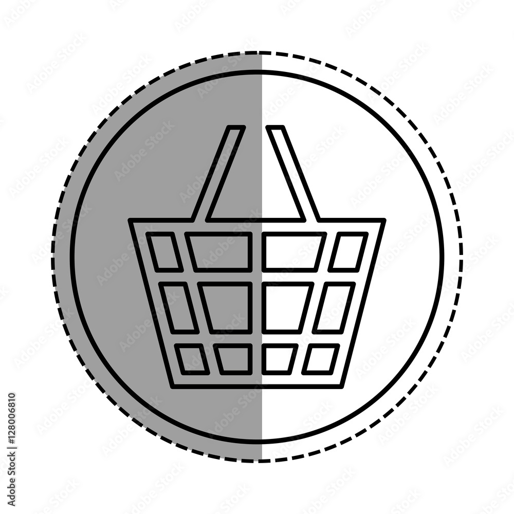 isolated shopping basket icon vector illustration graphic design isolated shopping basket icon vector illustration graphic design