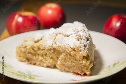 Tableau sur toile Slice of Apple bulk of the pie.