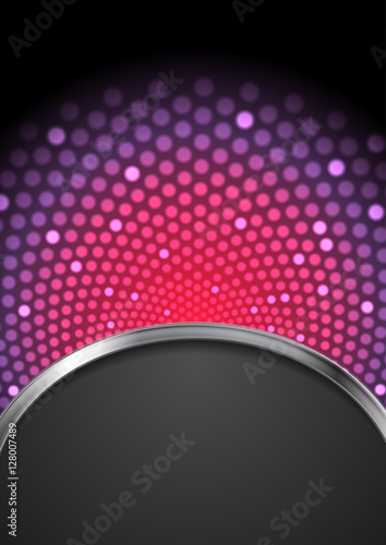 Abstract purple shiny flicker glowing design