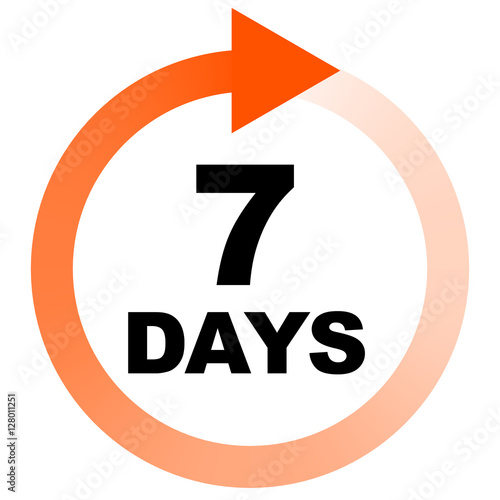 Turn around time (TAT) icon with circular clockwise arrow