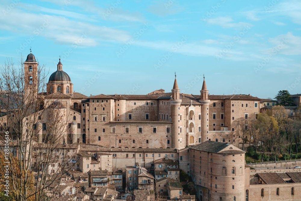 Urbino Marche Italy. Classic view