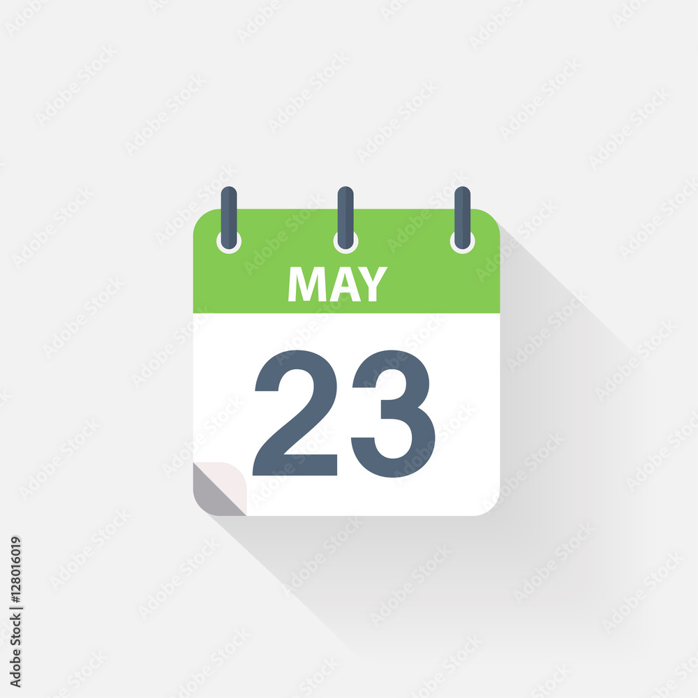 23 may calendar icon 23 may calendar icon