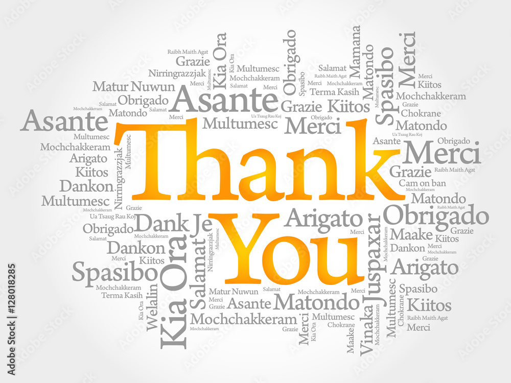 Thank You Word Cloud background, all languages, multilingual for education or thanksgiving day Thank You Word Cloud background, all languages, multilingual for education or thanksgiving day