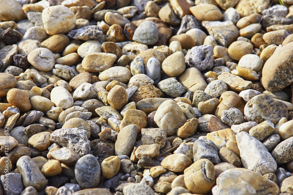 Sea pebble, sea stones, background texture of pebble Sea pebble, sea stones, background texture of pebble
