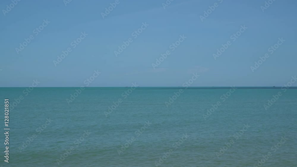 Seascape of Chalathat beach in Songkhla province, Thailand Seascape of Chalathat beach in Songkhla province, Thailand