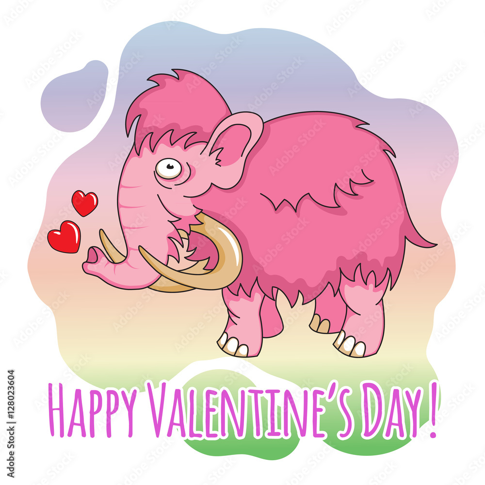 Obraz premium Valentine's Day card design.