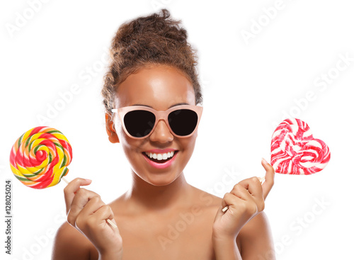 Portrait of young woman in ...