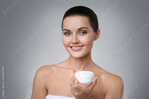 Beautiful young woman with ...