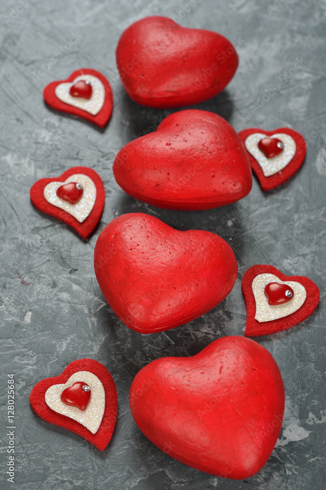 Fototapeta premium Red decorative heart
