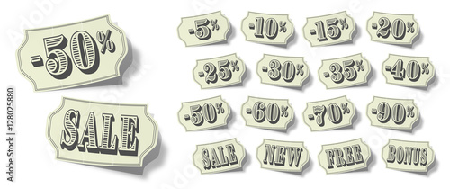 Etiquettes prix / Design Dollar