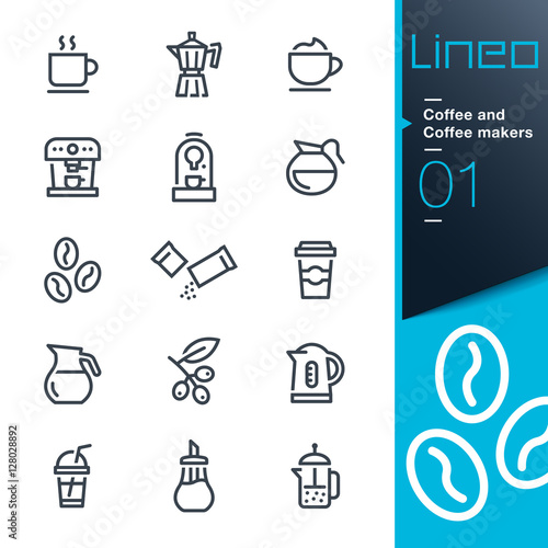 Lineo - Coffee line icons photo