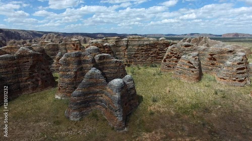 Purnululu from the drone, Australia