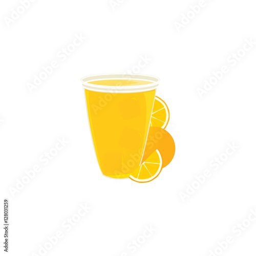 Orange juice in cup