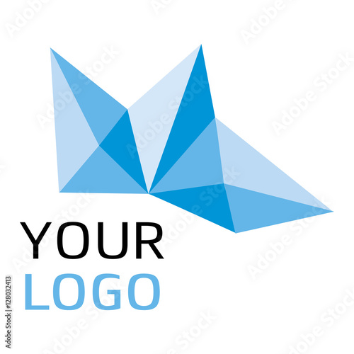 Logotype isolated on white background for different companies, as web agency, start-up, software house, engineering, R&D, chemical, pharmaceutical industry, new business, consulting, optimization