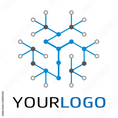 logo, vector, point, 3d, isolated, tree, optician, square, medical, corporate, business, new, cyan, laboratory, symbol, environmental, elements, analysis, technology, development, shape, dental, compu