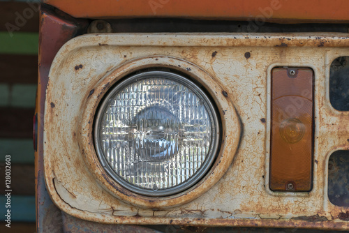 Wallpaper Mural Vintage car,head light close up
 Torontodigital.ca
