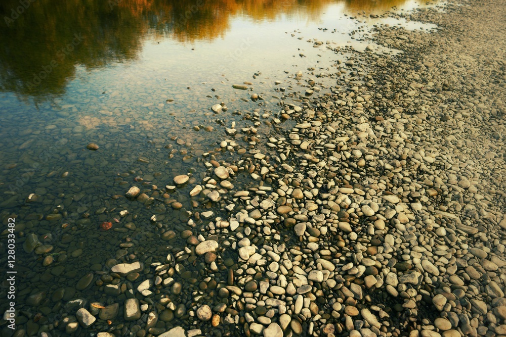 rural mountain fast river with clean water rural mountain fast river with clean water