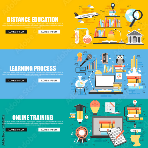 Flat concept online education