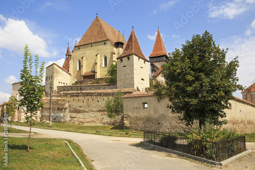The fortress of old saxon fortified church