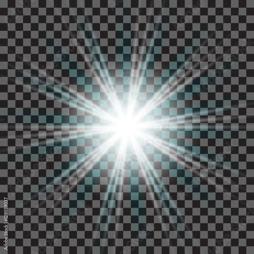 EPS10.Vector transparent sunlight special lens flare light effect