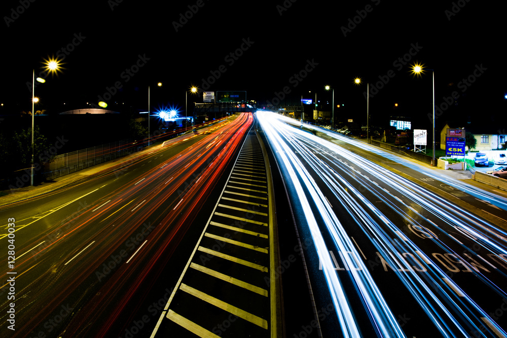 Fototapeta premium Dublin City Long Exposure 2