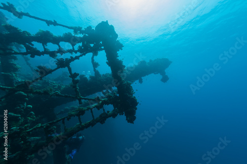 sunken ship wreck underwater diving Sudan Red Sea © Valerijs Novickis