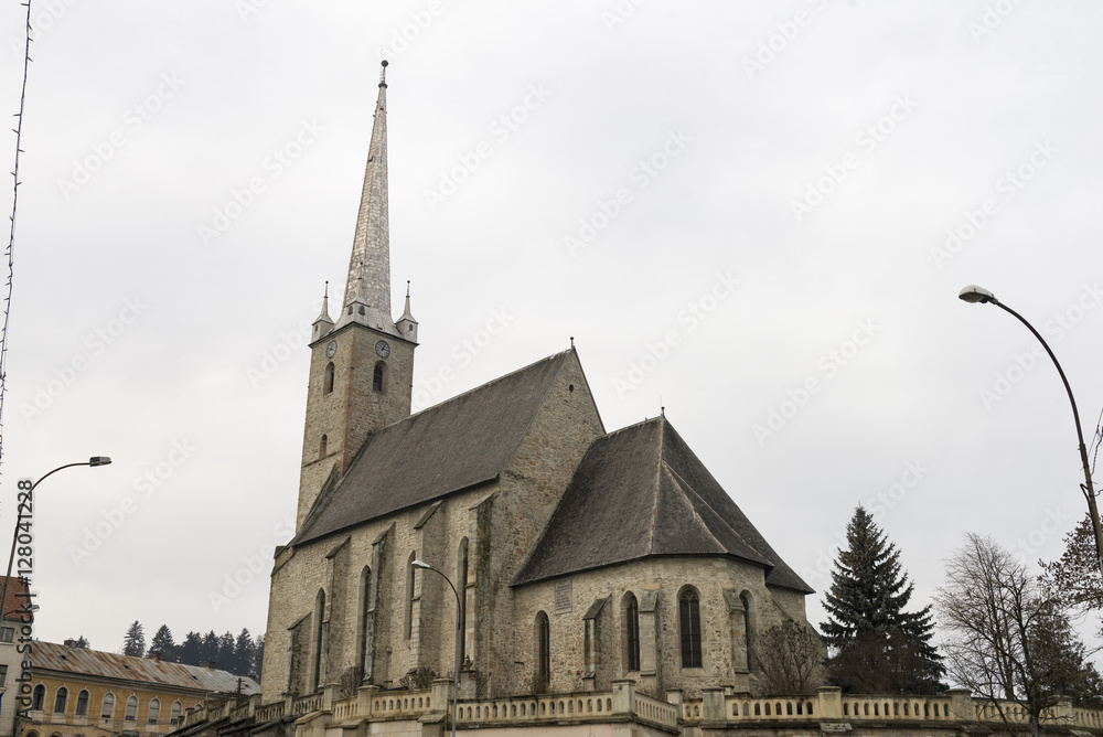 The fortified church in Dej