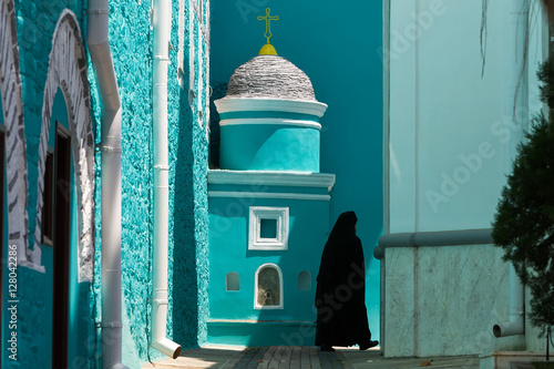 Foto Russian St. Pantaleon Orthodox monastery at Mount Athos