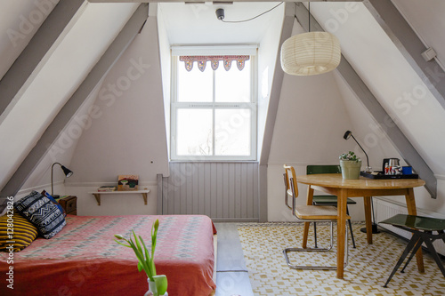 a guest room in a house in Amsterdam