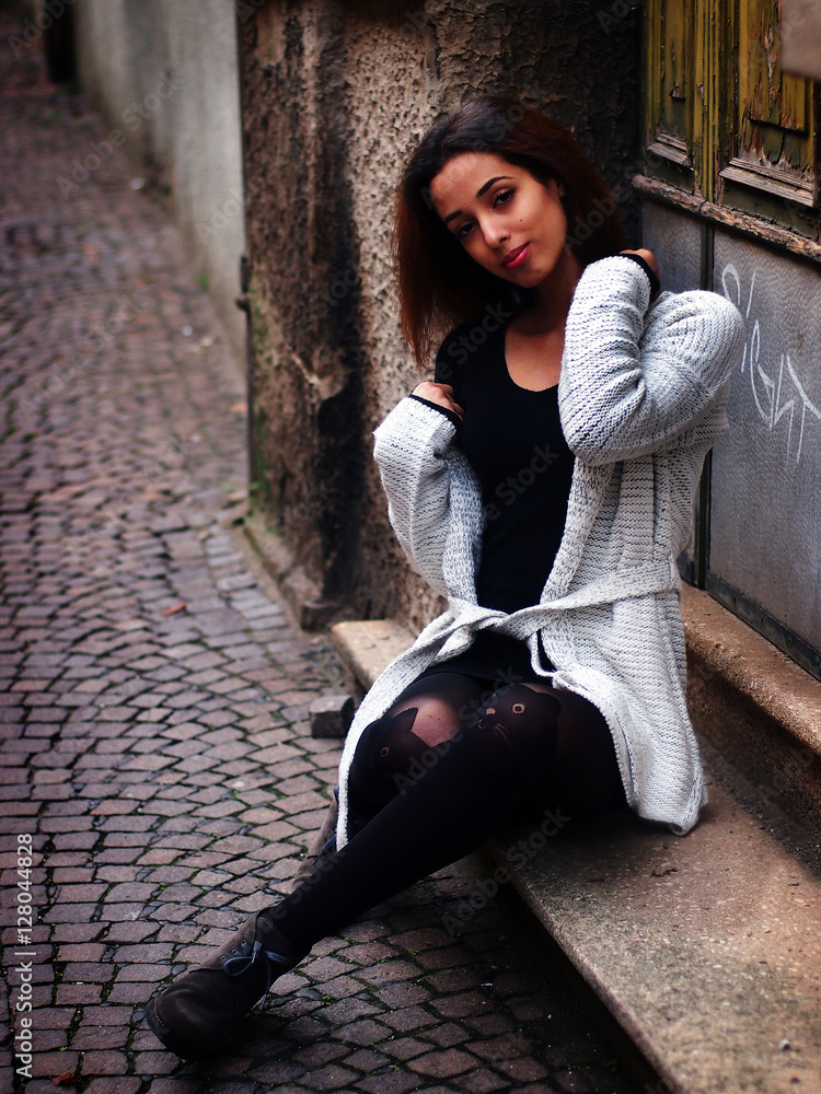 Black and grey cardigan cheap
